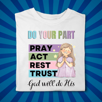 Do Your Part - White - Zach Christian Apparel - Christian apparel