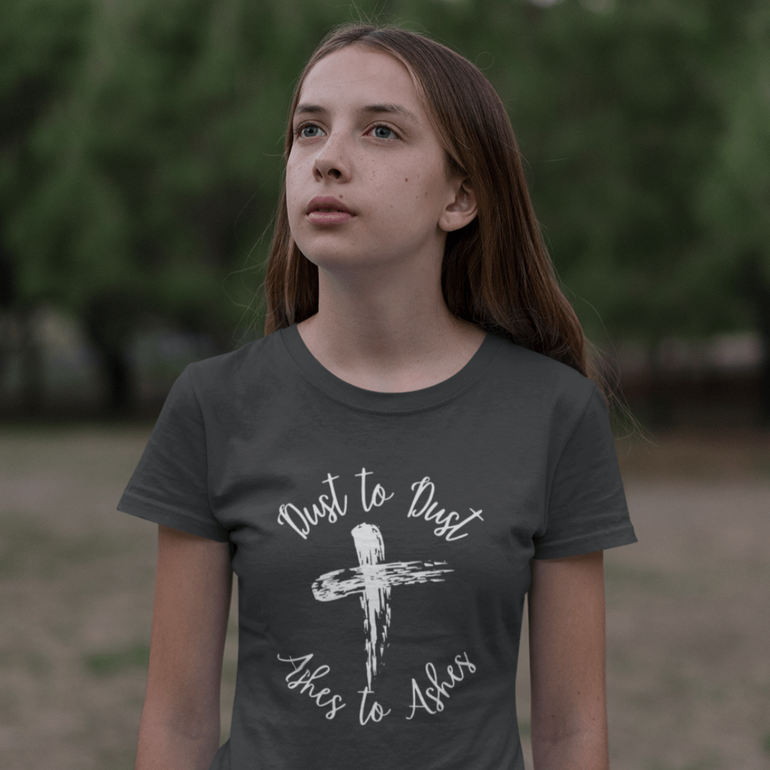 Dust to Dust Ash Wednesday Lent - Zach Christian Apparel - Christian apparel
