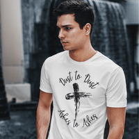 Dust to Dust Ash Wednesday Lent - Zach Christian Apparel - Christian apparel