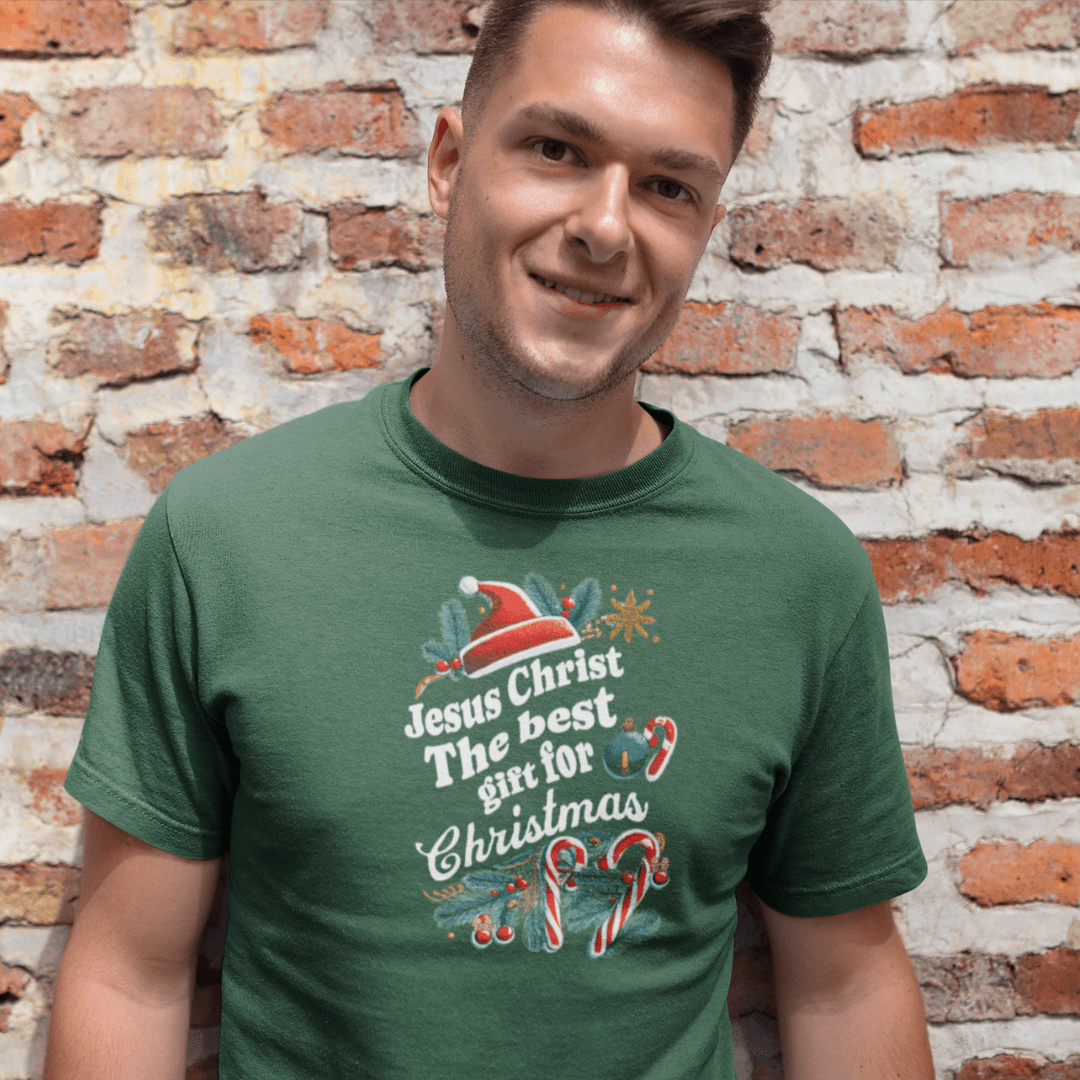 Jesus is the best gift for Christmas - Zach Christian Apparel - Christian apparel