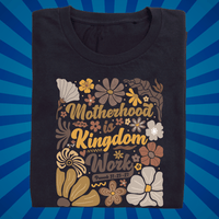 Motherhood is Kingdom Work | Mothers Day | Womans Day | Christian Tshirt - Zach Christian Apparel - Christian apparel