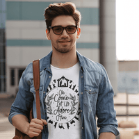 O Come Let us Adore Him - Zach Christian Apparel - Christian apparel