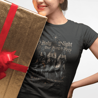 O Holy Night Our King is Here - Zach Christian Apparel - Christian apparel