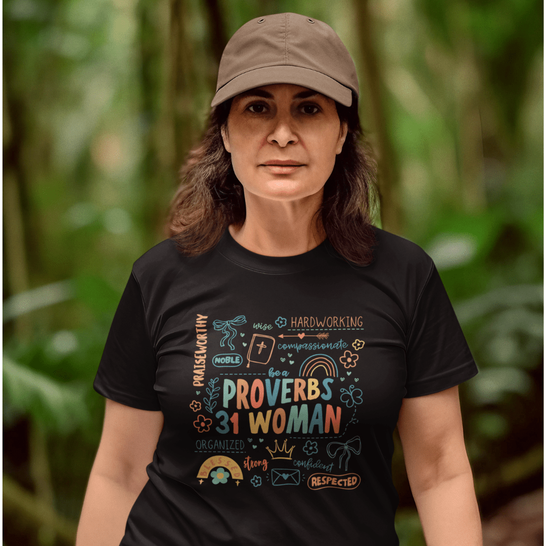 Proverbs 31 Woman | Mothers Day | Womans Day | Christian Tshirt - Zach Christian Apparel - Christian apparel
